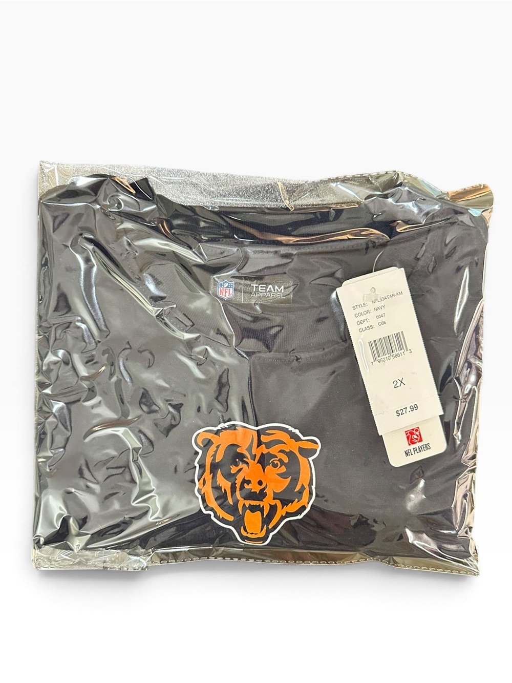 Team Apparel Chicago Bears Khalil Mack #52 NFL Football Navy Shirt 2XL
